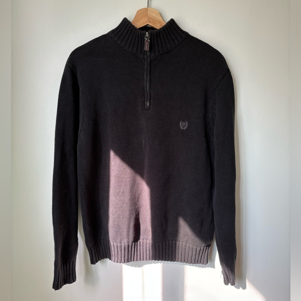 Chaps 1/4 zip knit